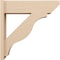 Ekena Millwork 7 1/2-in W x 26-in D x 26-in H Funston Slat Rough Cedar Woodgrain TimberThane Outlooker, Primed Tan OUTUR075X26X26FST24RCPR - alternate 3